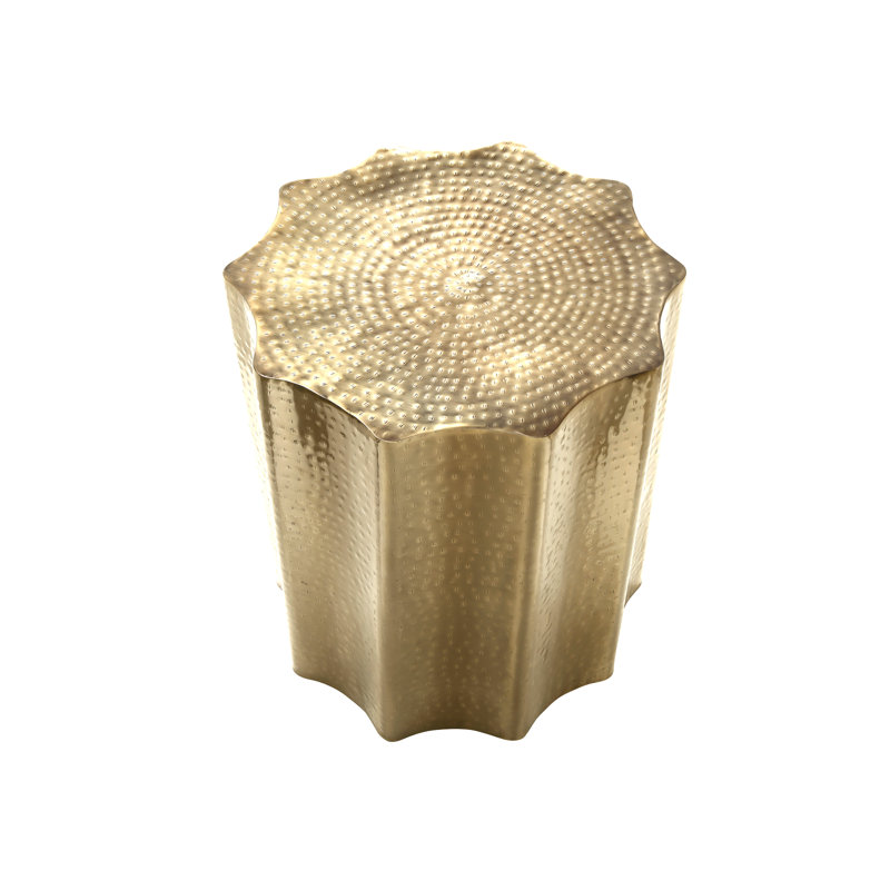Abdool End Table, Gold