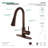 Kingston Brass Concord Single-Handle Pull-Down Kitchen Faucet-29273316