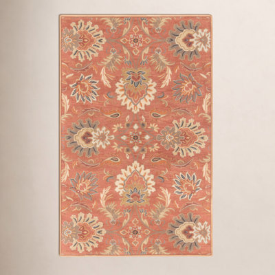 Aaron Hand Tufted Wool Oriental Indoor Rug