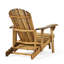 Fauteuil inclinable rustique, structure en bois, structure respirante, chaise longue à alternance tactile avec finition à la surface de l'eau, expérience confortable, large, option de rehaussement différente