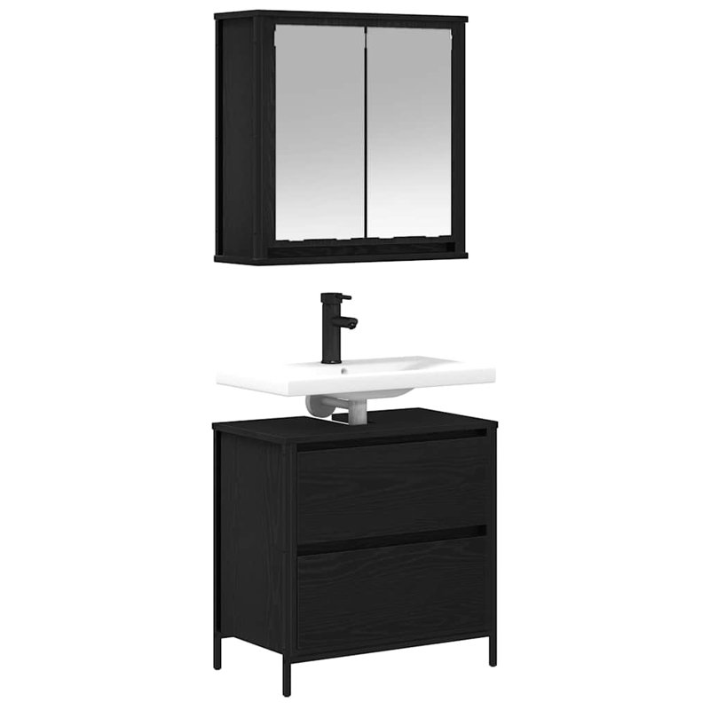 Bathroom Furniture Suite, Black