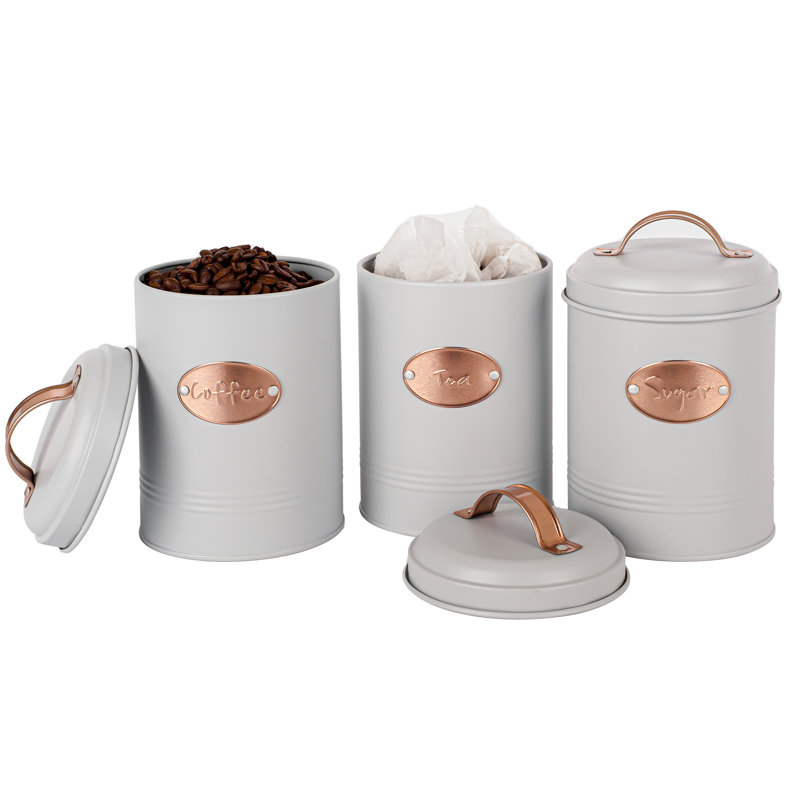 Metal Jar - Set of 3