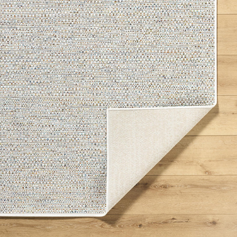 Cheung Machine Woven Indoor/Outdoor Area Rug, Rectangle 7'6" x 10'