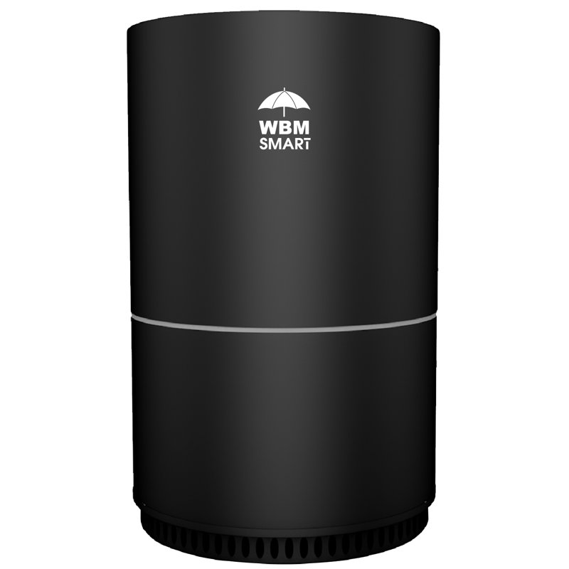 WBM Smart HEPA Filter Air Purifier for Home Allergies and Pets Hair Smokers in Bedroom, White