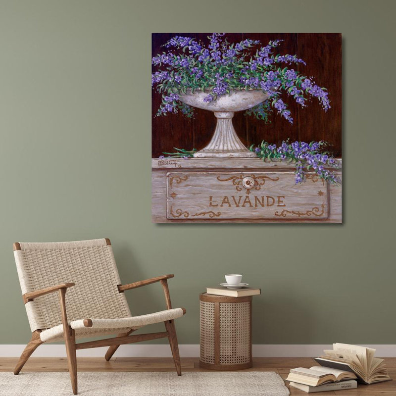 «Red Barrel Studio®» par Kruskamp, galerie d'art sur toile tendue par Janet, Paquet de Lavande, H 28 po x l 28 po