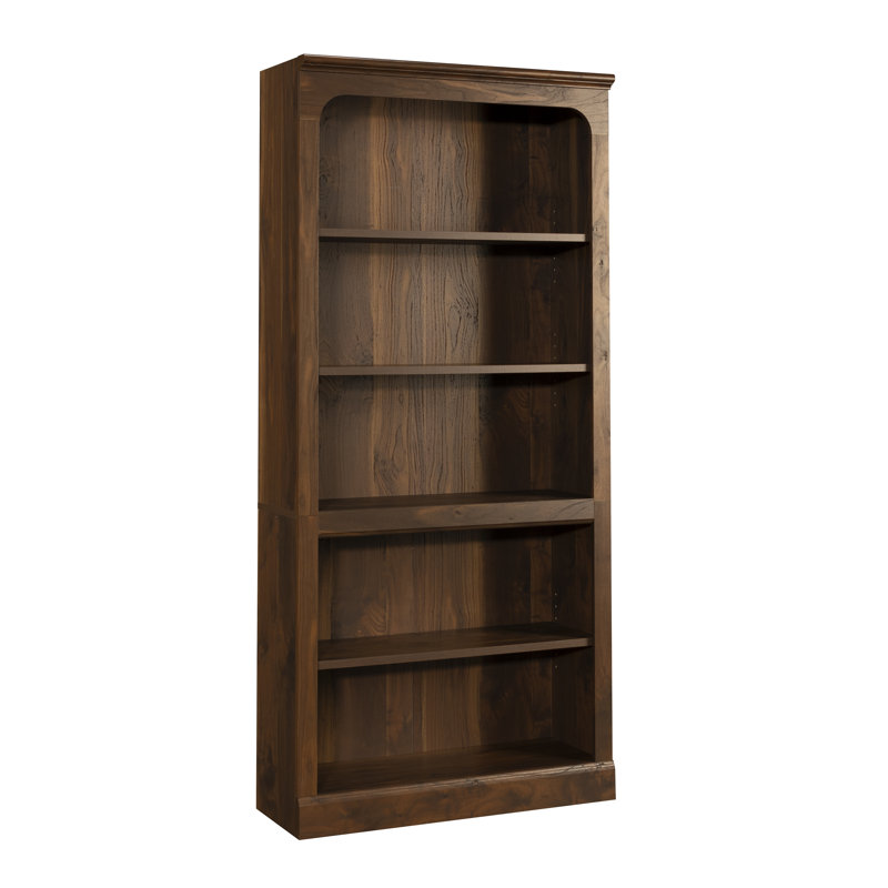 Miscellaneous Storage 5-Shelf Bookcase In Grand Walnut, Brown