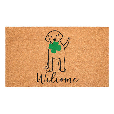 Lucky Dog Welcome Doormat 24"x36"
