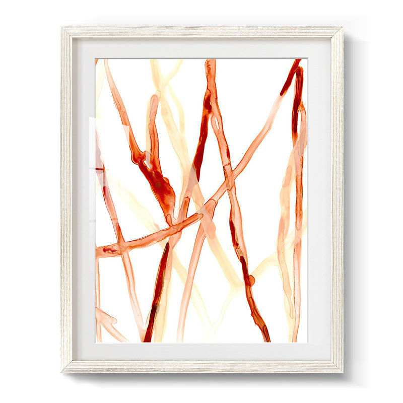 «RunnelVI», reproduction encadrée, H 28,5 po x l 20,5 po, Blanc