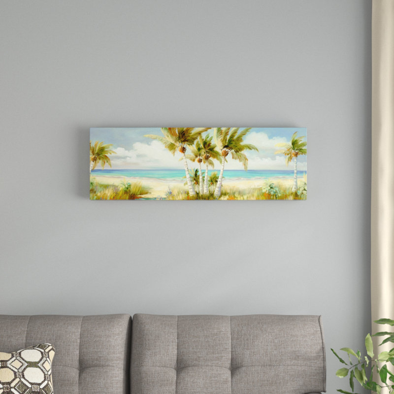 Impression sur toile, H 12 po x l 36 po x P 1,5 po, Toile avec cadre noir