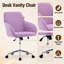 Chaise de bureau moderne et ajustable avec coussin moelleux, pieds en métal-1457758322
