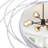 Metal Round Wall Mirror, Decorative Wall Mirror with Overlapping Circles-913864889