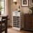28-Bottle Modular Freestanding Wine Rack Buffet Cabinet-1298941710