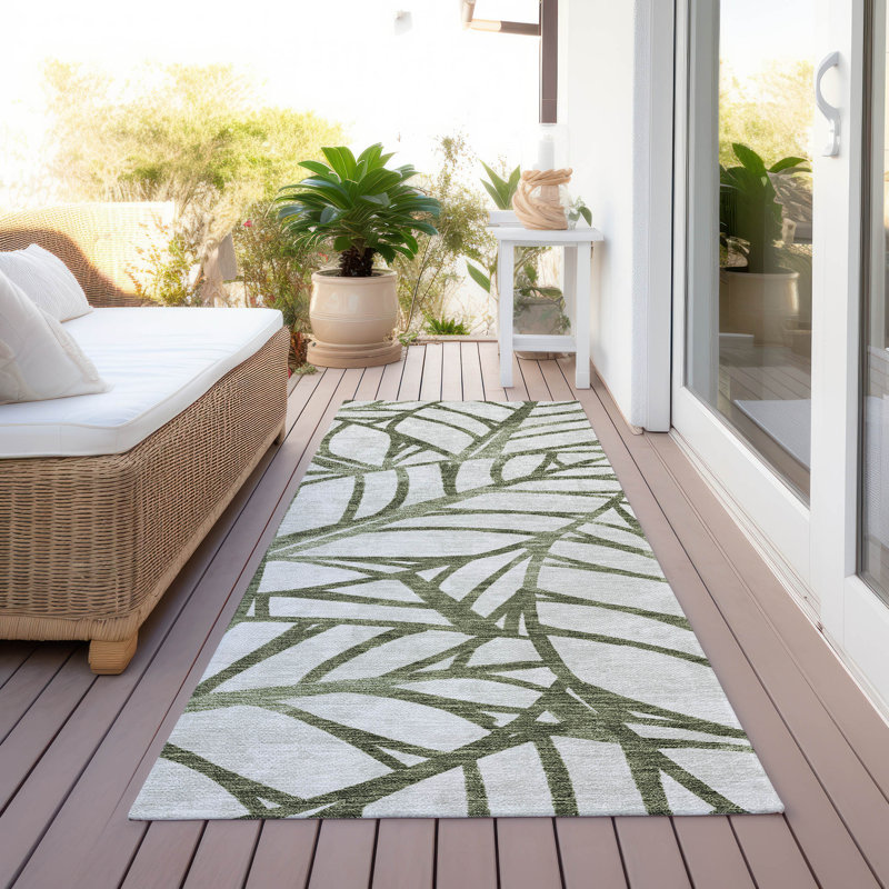 Paillasson intérieur antidérapant Neysa, Tapis de couloir 2 pi 3 po x 7 pi 6 po
