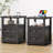 Azella Frame 2 End Table Set with Storage and Built-In Outlets-824583088