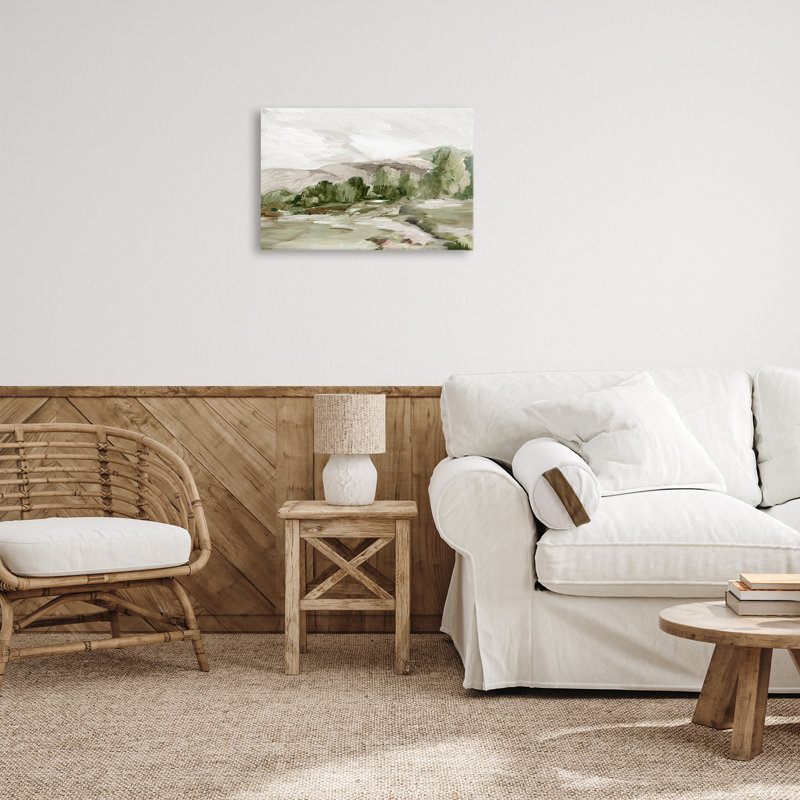  «Tree Line From Afar», art mural sur toile par Lera, H 16 po x l 24 po