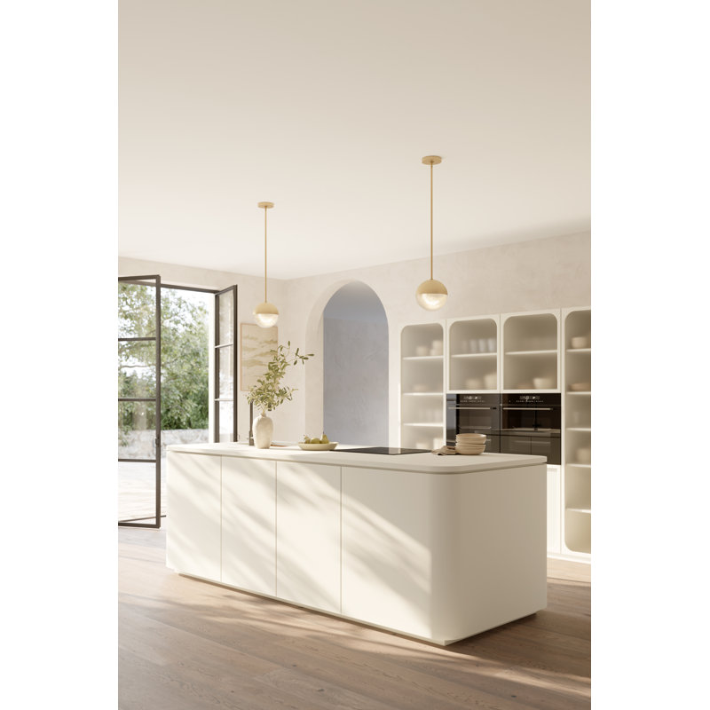Mini-luminaire suspendu 1 lumière Luniva 8 "