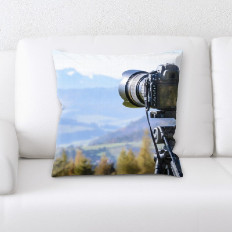 Microsuede Reversible Throw Pillow