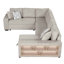 Canapé-lit modulaire en forme de U de 109 po avec deux ports USB, une méridienne de rangement et quatre coussins de dossier pour le salon-425254107