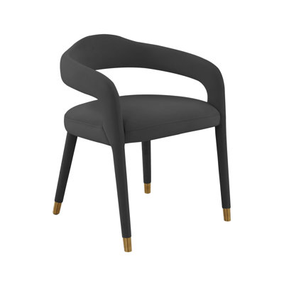 47.8cm H Velvet Upholstered Armchair