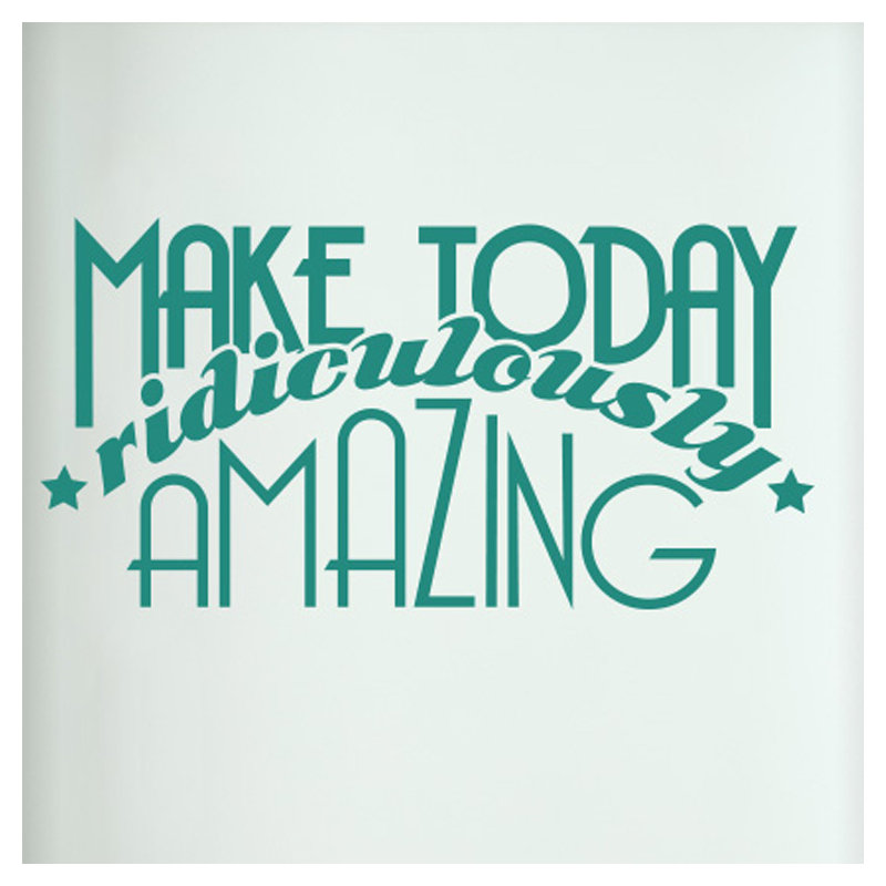 Wall Decal, Aqua Green