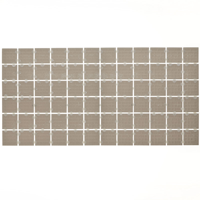 Fairfield 2" x 2" Ceramic Mosaic Tile, Ash Gray