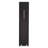 Baxton Studio Lindo Dark Brown Wood Bookcase with One Pulled-out Door Shelving Cabinet