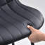 Tabouret de comptoir rembourré 27 po avec structure en métal -506050688