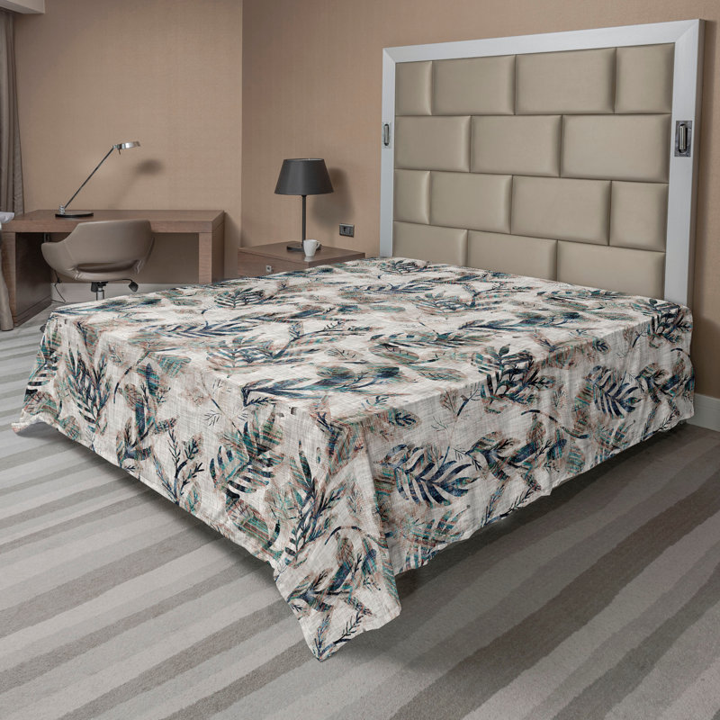 Drap plat de style bohémien Ambesonne, Drap plat pour très grand lit californien