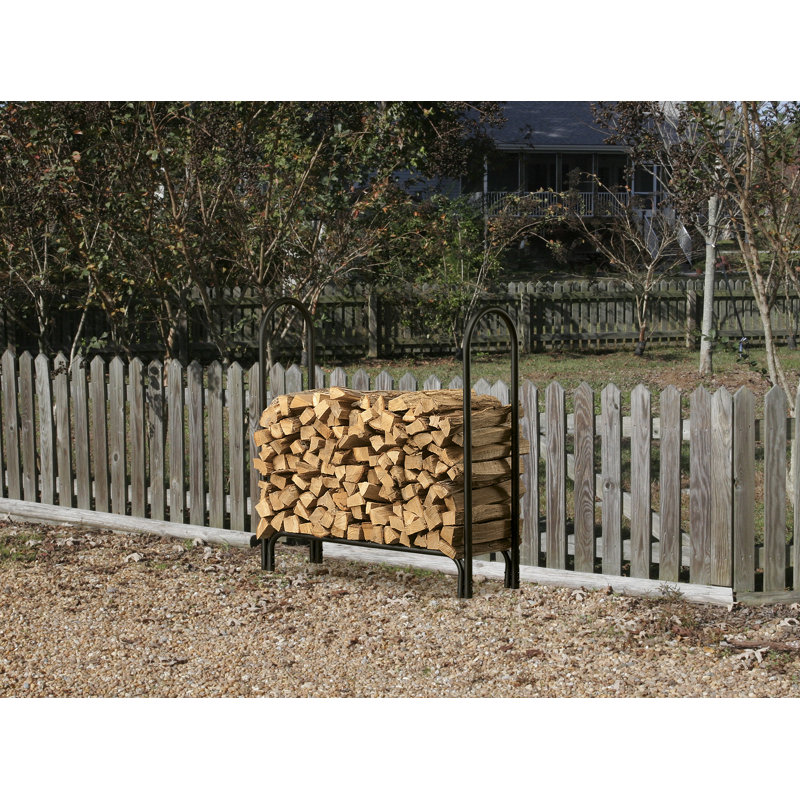 Dunton 12.99'' W Metal Log Rack, Medium