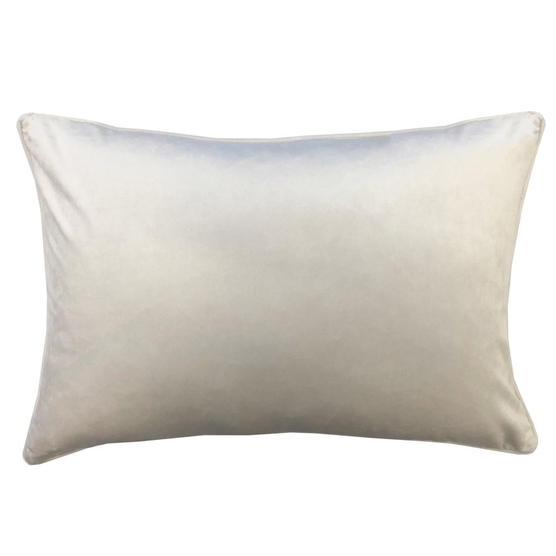 Nancee Lumbar Pillow Cover & Insert, Ecru