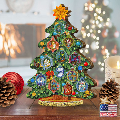 Christmas Animals Tabletop Tree