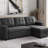 Convertible Upholstered Sectional Sofa with Pull-out Chaise-102484764-102484761