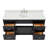 Abell 67'' Single Bathroom Vanity with White Quartz Top-93068119-93068118