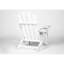 Chaise Adirondack pliante avec table d'appoint, ensemble de 3 chaises Adirondack, blanc (2 chaises et 1 table)-1027337245