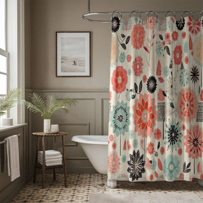Rideau de douche Antique Floral - Premium