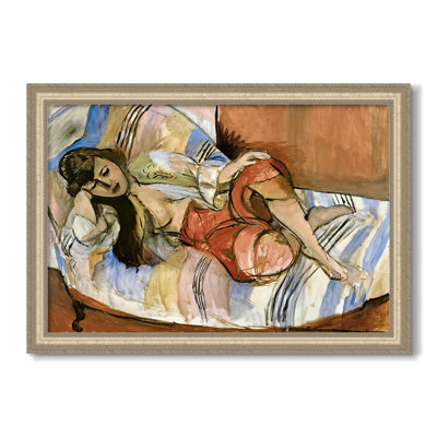 Odalisque, 1923-Henri Matisse-Custom Framed Canvas