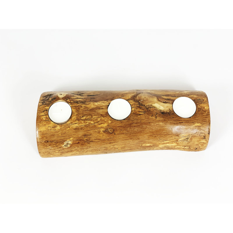 Mulford Wood Tabletop / Centrepiece Tealight Holder
