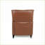 Recliners, Contemporary Button Tufted Pushback Recliner with Nailhead Accents | Light Brown PU