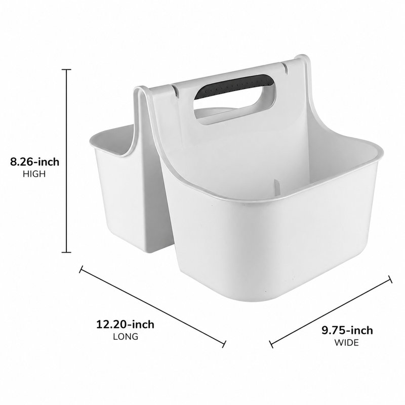 Serviteur de douche en plastique Micelle, Blanc