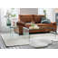 Adrien Glass Top Sled Nesting Tables