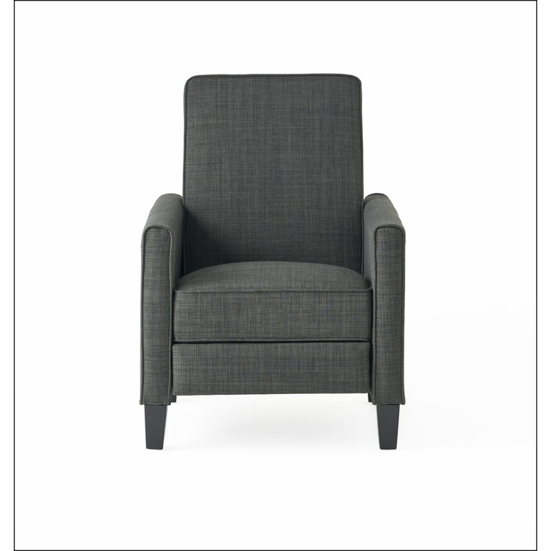 Fauteuil inclinable manuel en lin, Gris