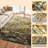 8x10 Modern Abstract Area Rug Washable Rug Stain Resistant Indoor Carpet With Non-Slip Backing Low Pile Floor Cover For Bedroom Playroom Nursery Apartment Living Room,Brown-614903752-614903744