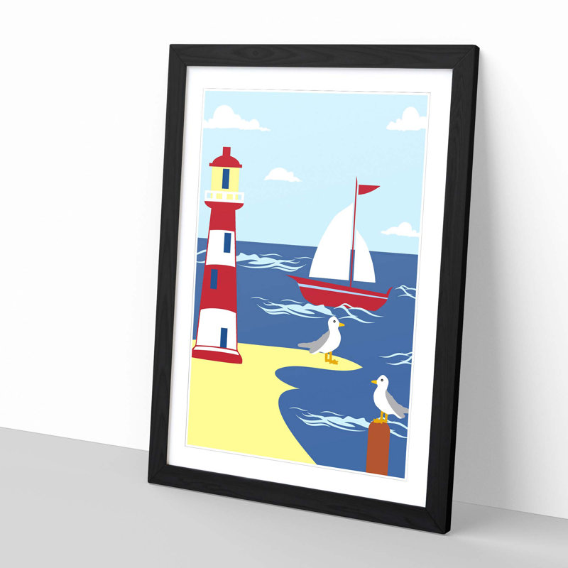Single Picture Frame Print, Black