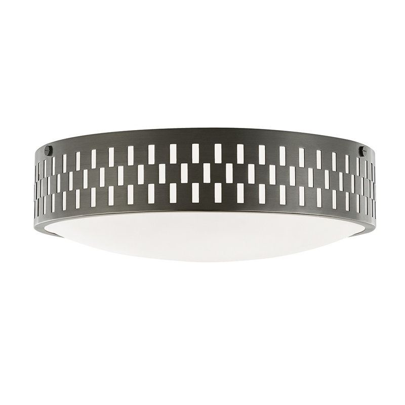 Plafonnier encastré 3 lumières 14 po Maude, Bronze vieilli