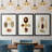 Knorr Shells IV  -Custom Framed  Premium Print W Matt - 3 Pieces