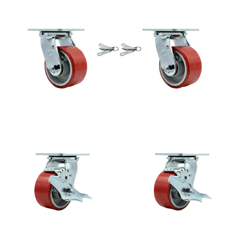 Roulettes semi-acier, Rouge