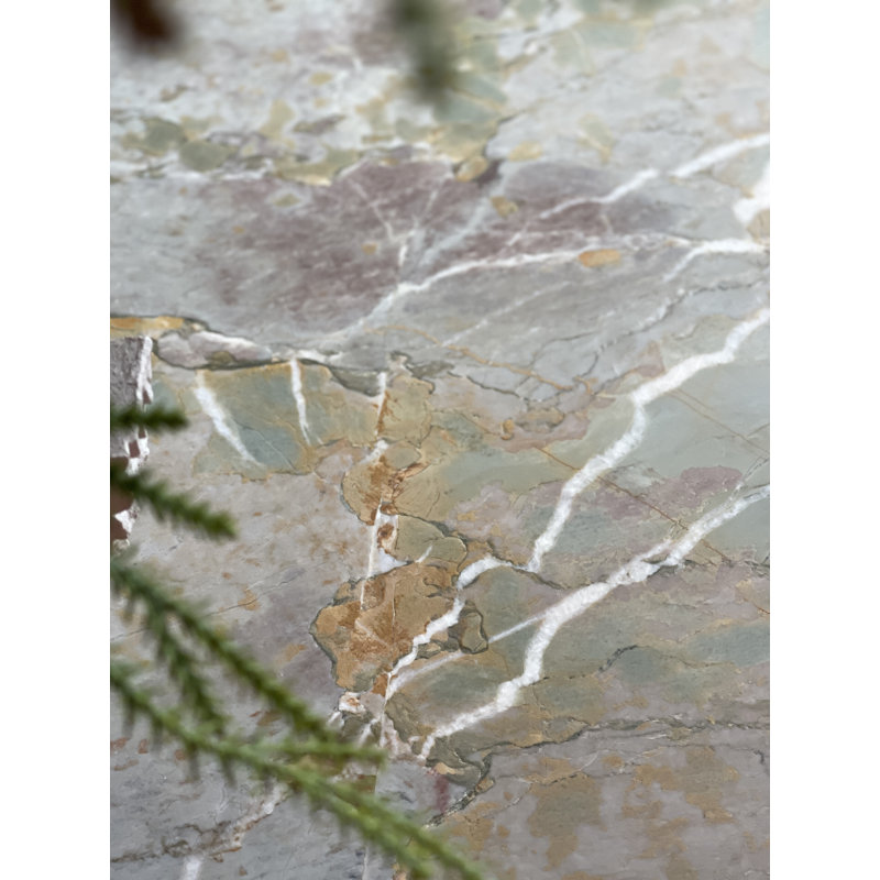 Verdelle Garden Matte Natural Stone Dining Table