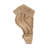 10-1/2 in x 4-7/8 in x 5-1/4 in Unfinished Solid Classic Traditional Plain Wood Corbel-51890554