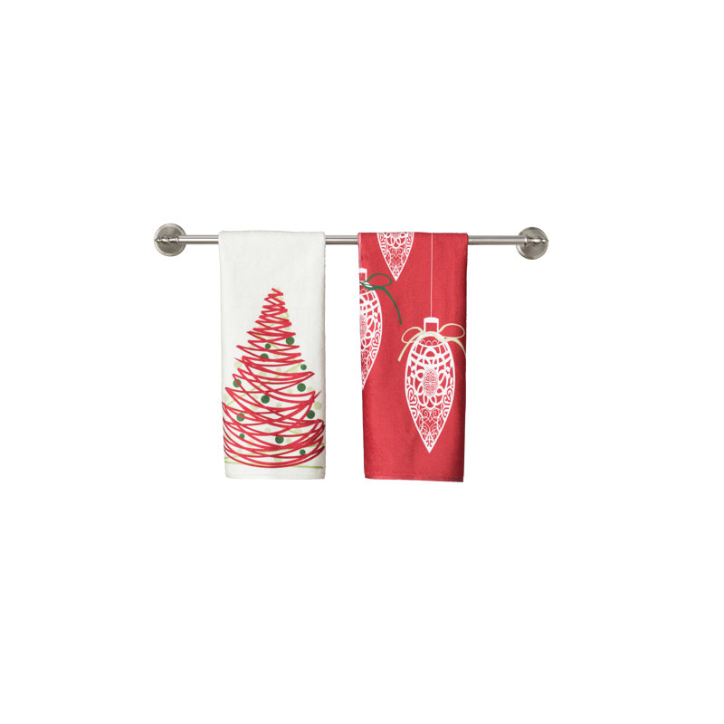 Opelika Hand Towel, Red