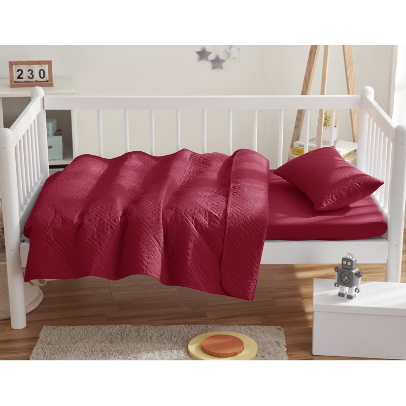 Ensemble de literie pour tout-petits 3 pièces, Framboise